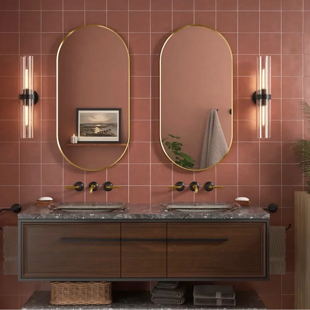 Kohler K-26051-BGL Essential Oval Framed Mirror - Picture 3 of 5